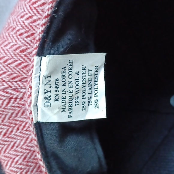 D&Y, NY Herringbone Page Boy Wool Blend Cap - Picture 6 of 8